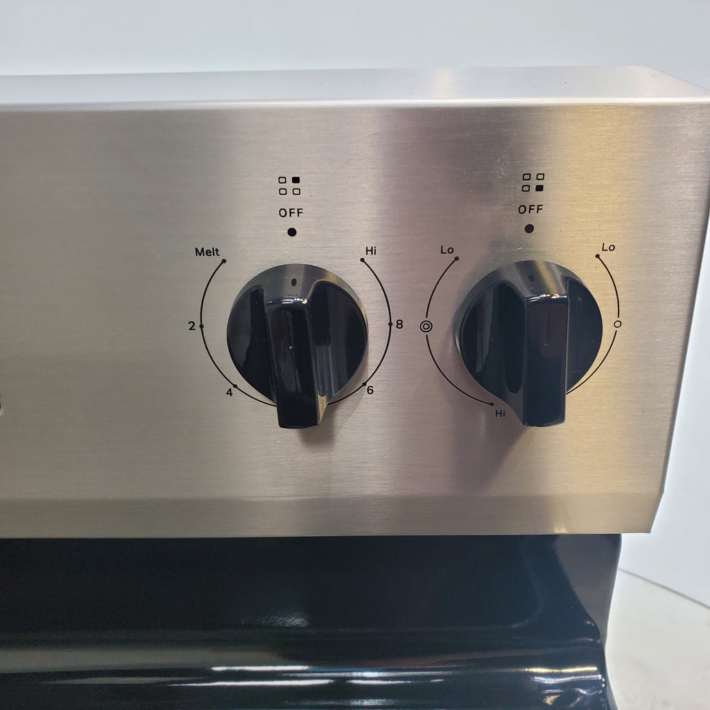 Pictures of Whirlpool 30 in. 4 Burner Element Freestanding Electric Range in Stainless Steel with Thermal - Scratch & Dent - Minor - Neu Appliance Outlet - Discount Appliance Outlet in Austin, Tx