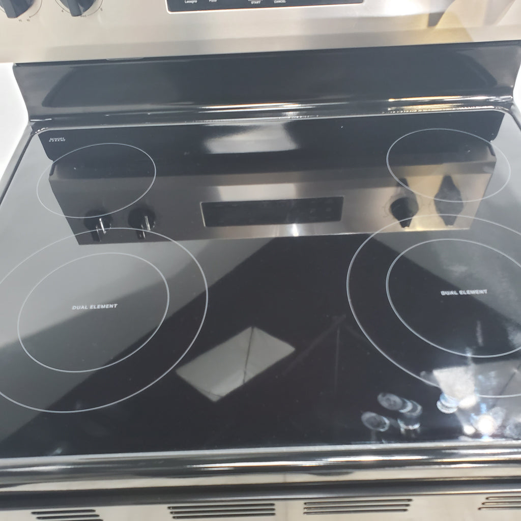 Pictures of Whirlpool 30 in. 4 Burner Element Freestanding Electric Range in Stainless Steel with Thermal - Scratch & Dent - Minor - Neu Appliance Outlet - Discount Appliance Outlet in Austin, Tx