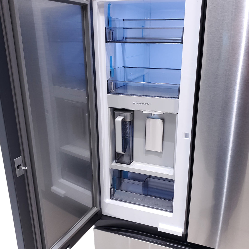 Pictures of Samsung Bespoke 3-Door French Door Refrigerator (30 cu. ft.) with Beverage Center™ in Stainless Steel with Auto Fill Water Pitcher - Open Box - Neu Appliance Outlet - Discount Appliance Outlet in Austin, Tx