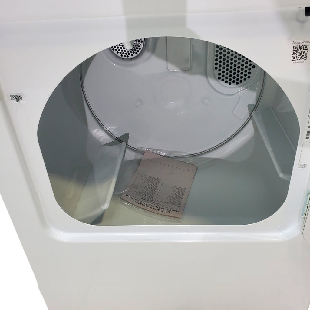 Pictures of White Amana 3.5 cu. ft. Top-Load Washer with Deep Water Wash Option and Amana 6.5 cu. ft. Electric Dryer with Wrinkle Prevent - Open Box - Neu Appliance Outlet - Discount Appliance Outlet in Austin, Tx