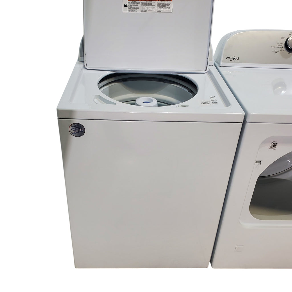 Pictures of Whirlpool Agitator 3.5 cu. ft. Top Load Washer with Deep Water Wash Option and 7.0 cu. ft. Gas Dryer with Heavy Duty Cycle and Wrinkle Shield - Open Box - Neu Appliance Outlet - Discount Appliance Outlet in Austin, Tx