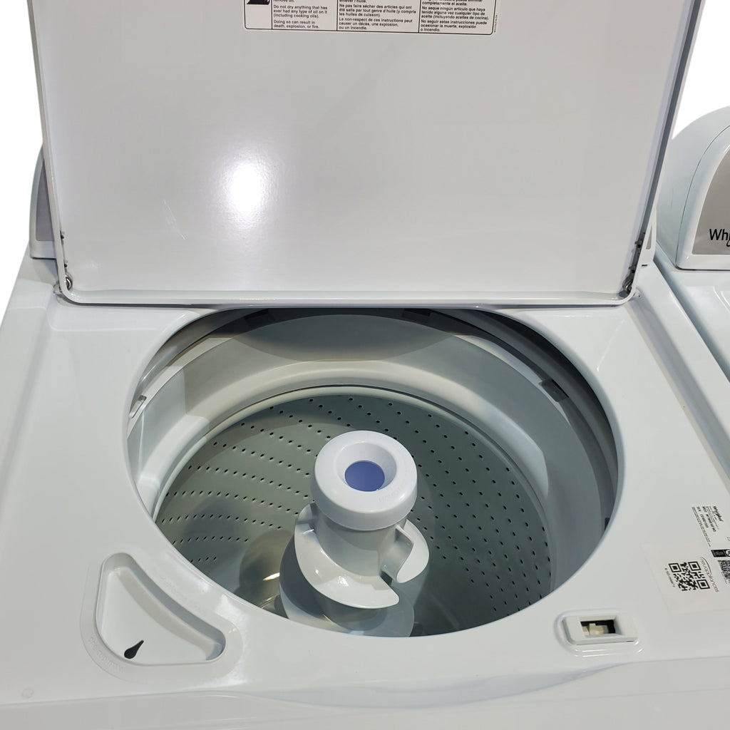 Pictures of Whirlpool Agitator 3.5 cu. ft. Top Load Washer with Deep Water Wash Option and 7.0 cu. ft. Gas Dryer with Heavy Duty Cycle and Wrinkle Shield - Open Box - Neu Appliance Outlet - Discount Appliance Outlet in Austin, Tx