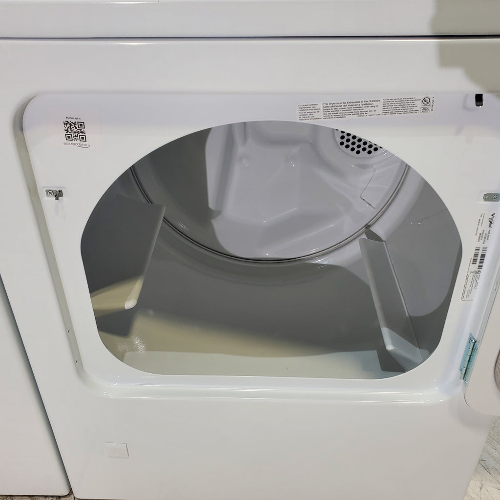 Pictures of Whirlpool Agitator 3.5 cu. ft. Top Load Washer with Deep Water Wash Option and 7.0 cu. ft. Gas Dryer with Heavy Duty Cycle and Wrinkle Shield - Open Box - Neu Appliance Outlet - Discount Appliance Outlet in Austin, Tx