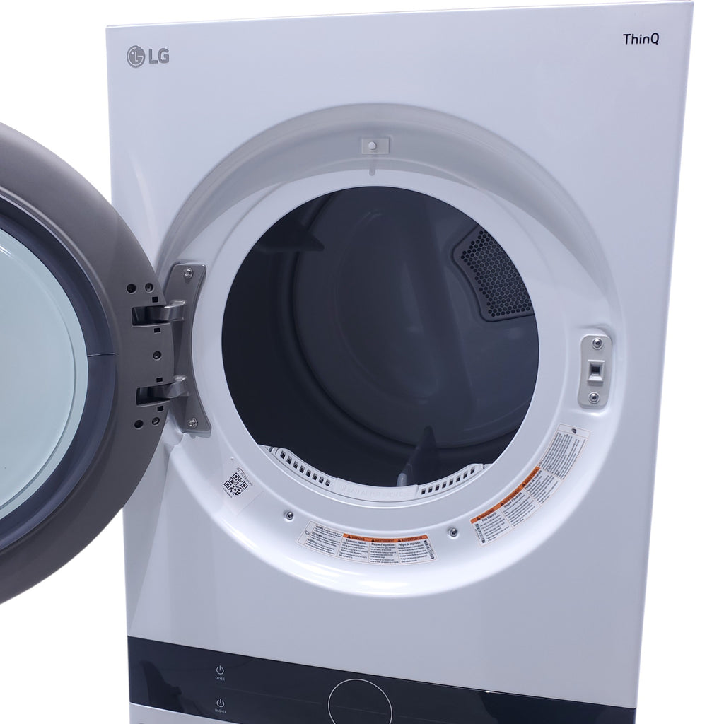 Pictures of White LG Wash Tower Single Unit Front Load with Center Control™ 4.5 cu. ft. Washer and 7.4 cu. ft. Electric Dryer - Open Box - Neu Appliance Outlet - Discount Appliance Outlet in Austin, Tx