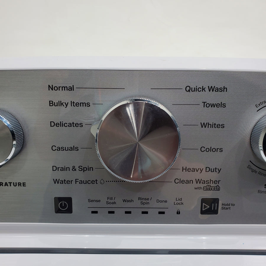 Maytag Top Load 4.7 cu. ft. Agitator Washer with Extra Power and Deep Fill Option and Gas Wrinkle Prevent 7.0 cu. ft Dryer with Extra Power Option - Open Box