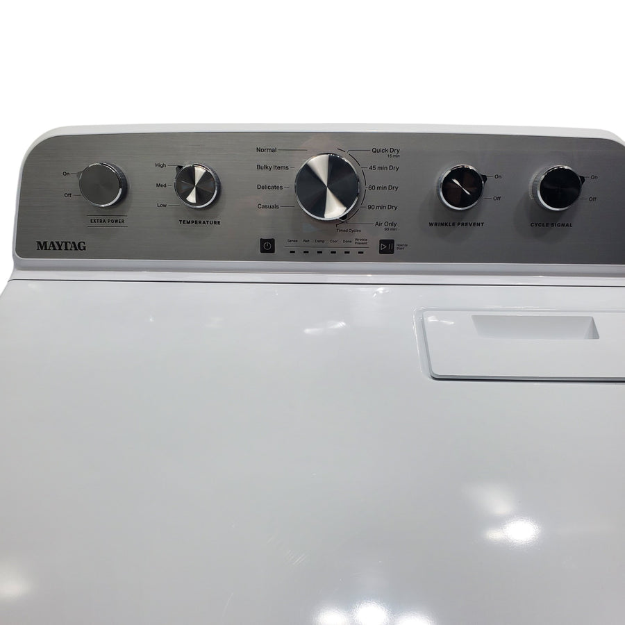 Maytag Top Load 4.7 cu. ft. Agitator Washer with Extra Power and Deep Fill Option and Gas Wrinkle Prevent 7.0 cu. ft Dryer with Extra Power Option - Open Box