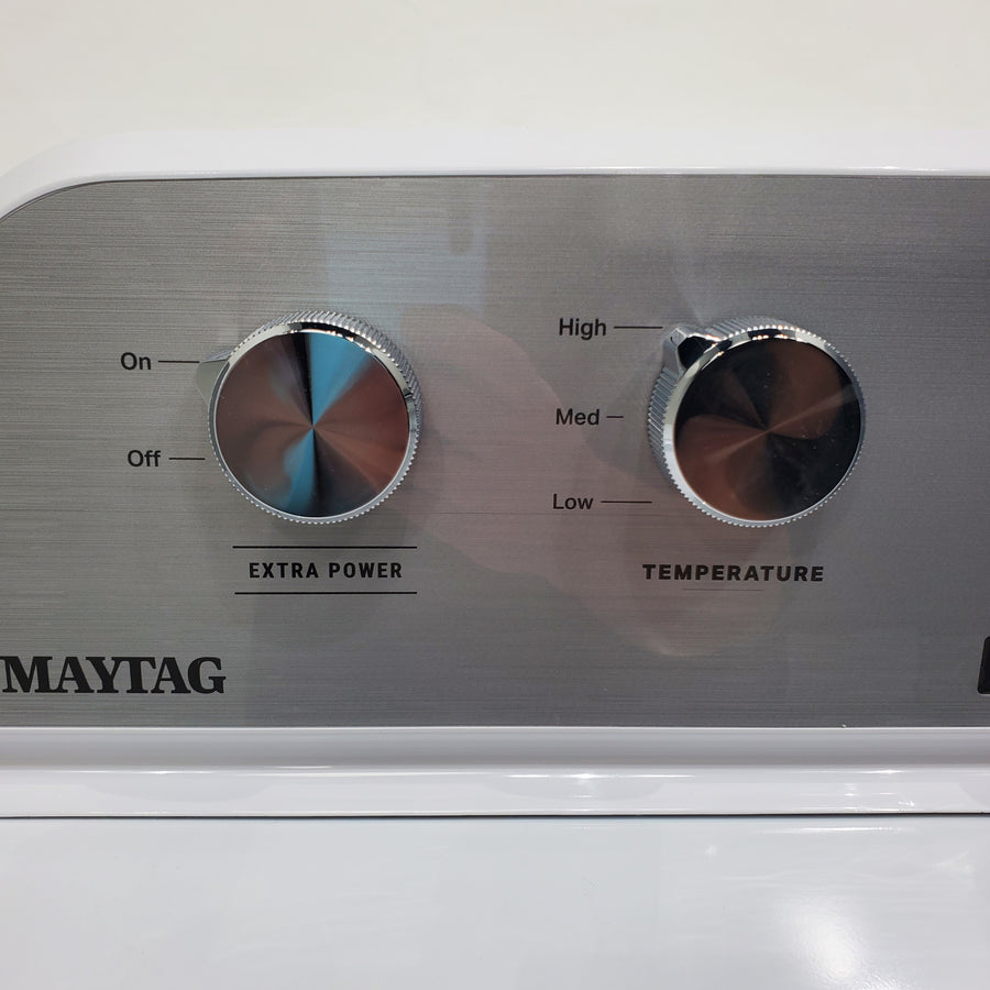 Maytag Top Load 4.7 cu. ft. Agitator Washer with Extra Power and Deep Fill Option and Gas Wrinkle Prevent 7.0 cu. ft Dryer with Extra Power Option - Open Box