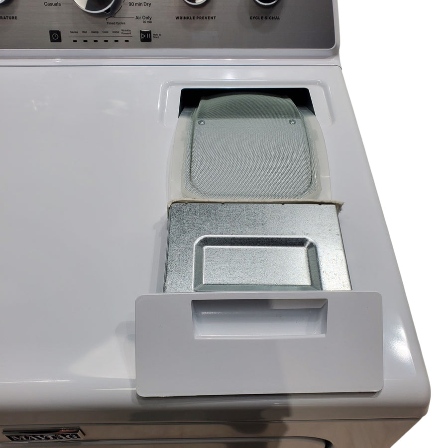 Maytag Top Load 4.7 cu. ft. Agitator Washer with Extra Power and Deep Fill Option and Gas Wrinkle Prevent 7.0 cu. ft Dryer with Extra Power Option - Open Box