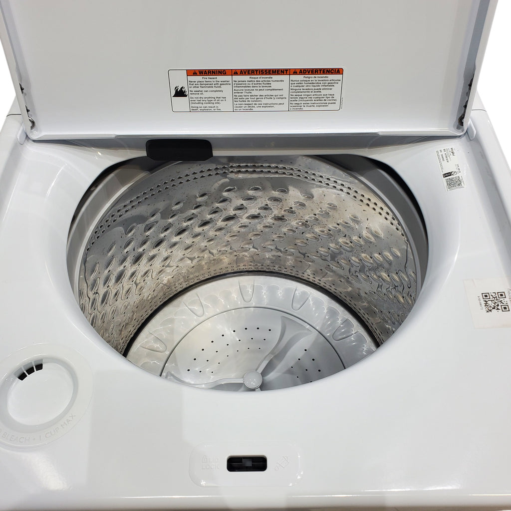 Pictures of Whirlpool 4.6 Cu. Ft. Top Load Impeller Washer with Built-in Faucet and Deep Water Wash Option and 7.0 Cu. Ft. Top Load Gas Dryer with Moisture Sensor and Steam Refresh Cycle- Open Box - Neu Appliance Outlet - Discount Appliance Outlet in Austin, Tx