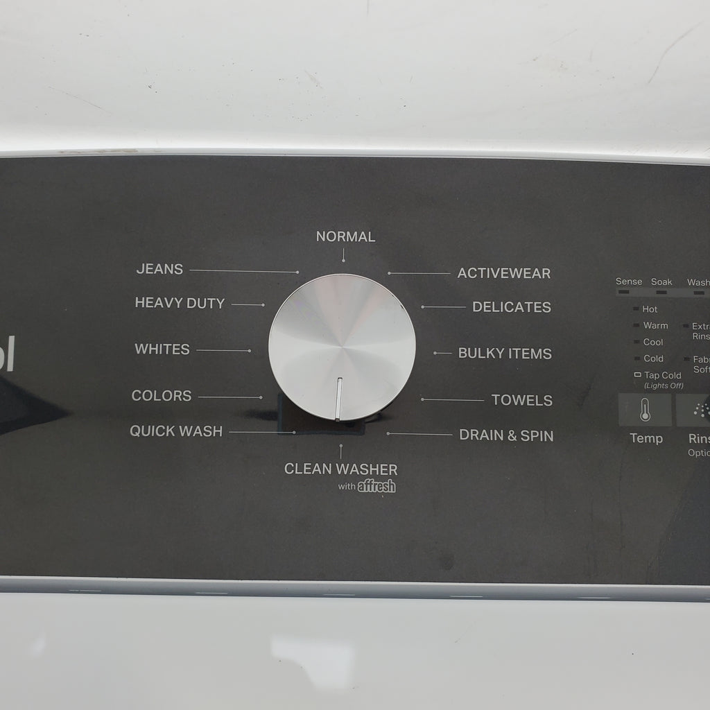 Pictures of Whirlpool 4.6 Cu. Ft. Top Load Impeller Washer with Built-in Faucet and Deep Water Wash Option and 7.0 Cu. Ft. Top Load Gas Dryer with Moisture Sensor and Steam Refresh Cycle- Open Box - Neu Appliance Outlet - Discount Appliance Outlet in Austin, Tx