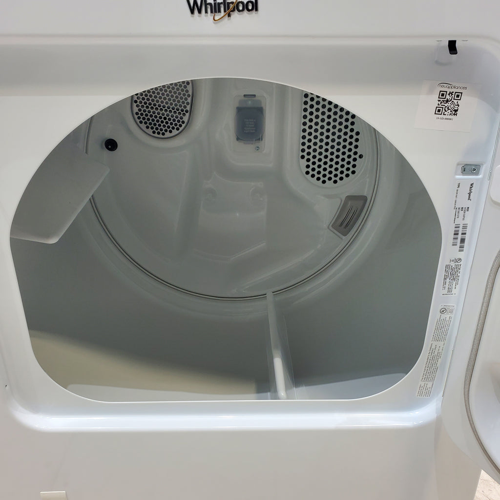 Pictures of Whirlpool 4.6 Cu. Ft. Top Load Impeller Washer with Built-in Faucet and Deep Water Wash Option and 7.0 Cu. Ft. Top Load Gas Dryer with Moisture Sensor and Steam Refresh Cycle- Open Box - Neu Appliance Outlet - Discount Appliance Outlet in Austin, Tx