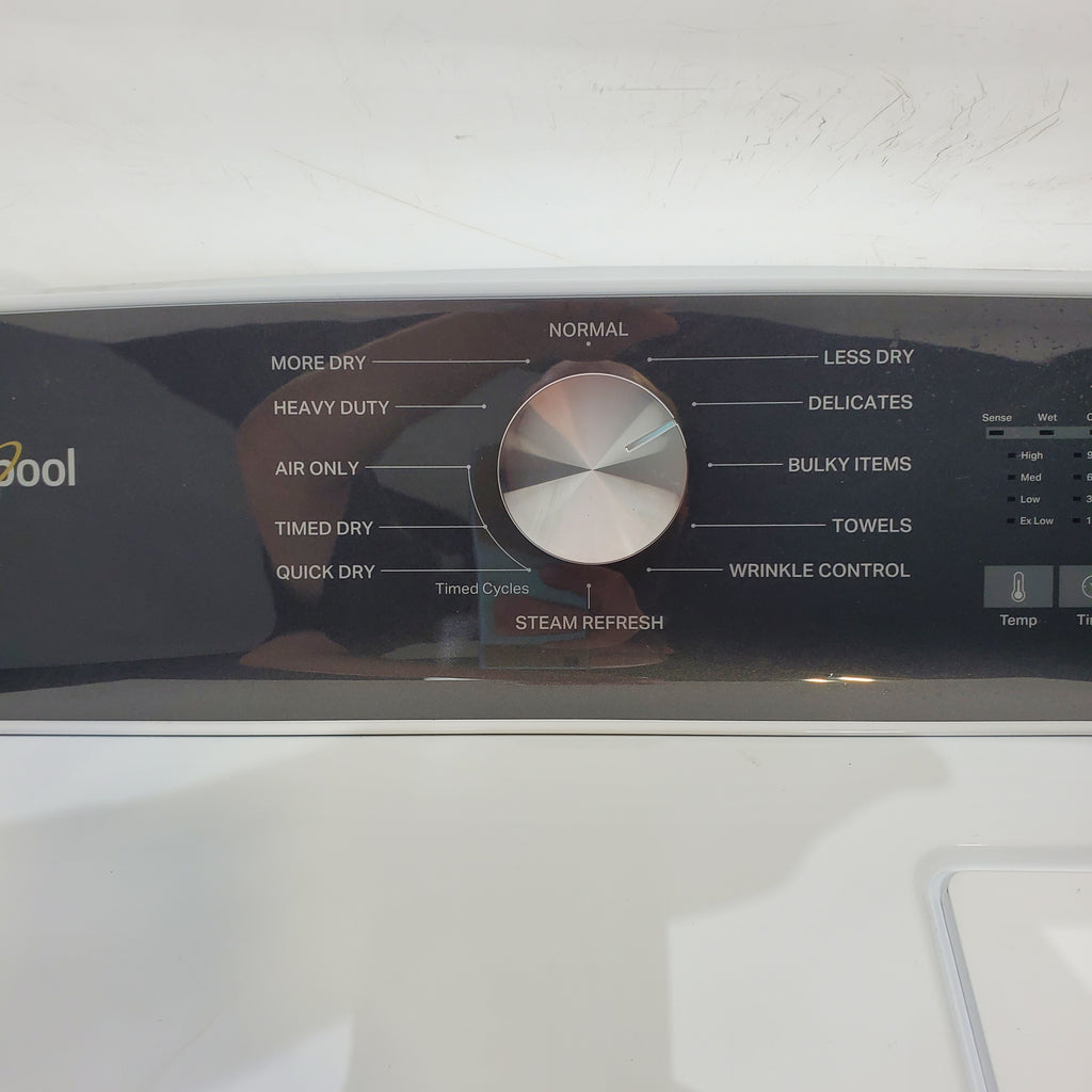 Pictures of Whirlpool 4.6 Cu. Ft. Top Load Impeller Washer with Built-in Faucet and Deep Water Wash Option and 7.0 Cu. Ft. Top Load Gas Dryer with Moisture Sensor and Steam Refresh Cycle- Open Box - Neu Appliance Outlet - Discount Appliance Outlet in Austin, Tx