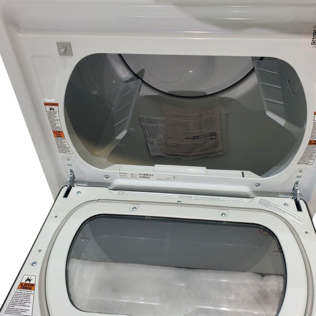 Pictures of Maytag Smart Top Load ENERGY STAR 5.3 cu. ft. Impeller Washer with Extra Power and Deep Fill Option and Smart 7.4 cu. ft. Electric Dryer with Extra Power and Advanced Moisture Sensing - Open Box - Neu Appliance Outlet - Discount Appliance Outlet in Austin, Tx