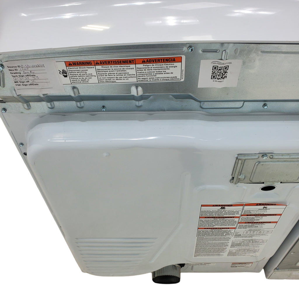 Pictures of Maytag Smart Top Load ENERGY STAR 5.3 cu. ft. Impeller Washer with Extra Power and Deep Fill Option and Smart 7.4 cu. ft. Electric Dryer with Extra Power and Advanced Moisture Sensing - Open Box - Neu Appliance Outlet - Discount Appliance Outlet in Austin, Tx