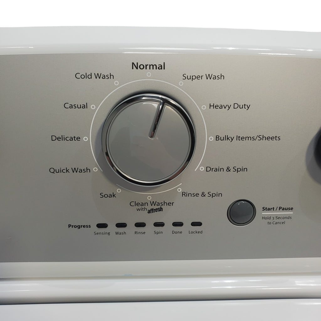 Pictures of HE Whirlpool 3.5 cu. ft. Top Load Washing Machine with Deep Water Wash and 7 cu. ft. Electric Dryer with AutoDry- Open Box - Neu Appliance Outlet - Discount Appliance Outlet in Austin, Tx