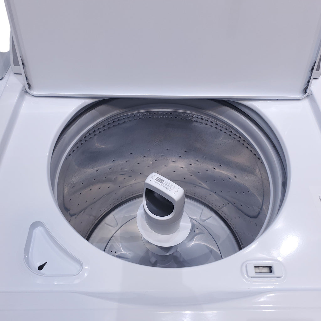 Pictures of Whirlpool 3.8–3.9 Cu. Ft. Top Load Washer with 2 in 1 Removable Agitator and Soil Level Selection and Whirlpool 7-cu ft Vented Electric Dryer - Open Box - Neu Appliance Outlet - Discount Appliance Outlet in Austin, Tx