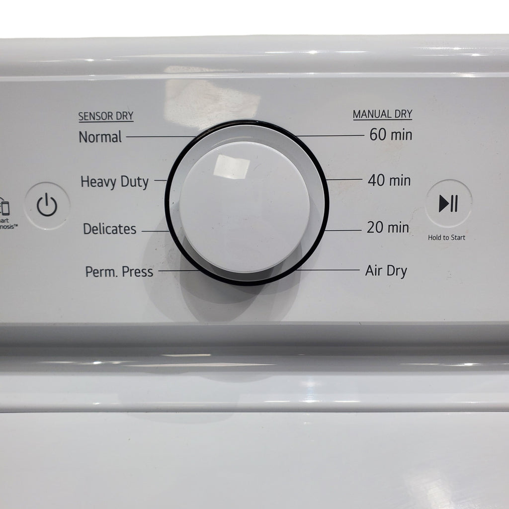 Pictures of ENERGY STAR LG 4.1 cu. ft. Top Load Washing Machine with 4-Way Agitator and ENERGY STAR LG 7.3 cu. ft. Electric Dryer with Smart Diagnosis - Open Box - Neu Appliance Outlet - Discount Appliance Outlet in Austin, Tx