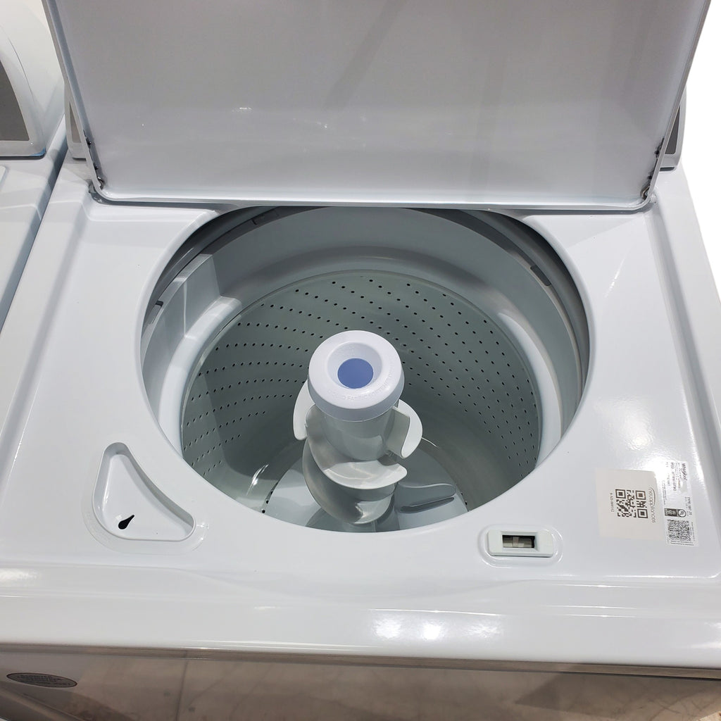 Pictures of HE Whirlpool 3.5 cu. ft. Top Load Washing Machine with Deep Water Wash and 7 cu. ft. Electric Dryer with AutoDry- Open Box - Neu Appliance Outlet - Discount Appliance Outlet in Austin, Tx