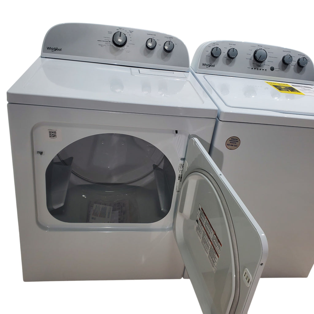 Pictures of HE Whirlpool 3.5 cu. ft. Top Load Washing Machine with Deep Water Wash and 7 cu. ft. Electric Dryer with AutoDry- Open Box - Neu Appliance Outlet - Discount Appliance Outlet in Austin, Tx