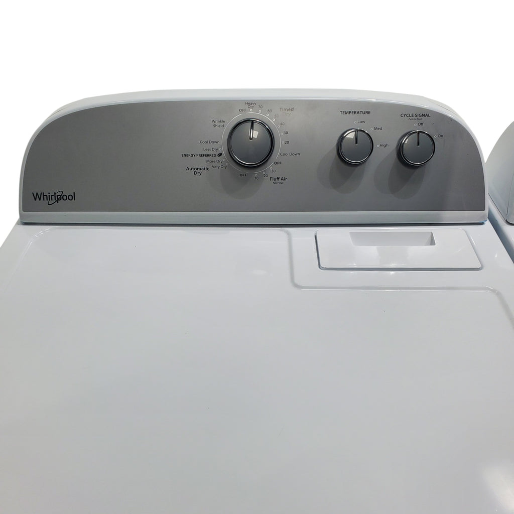 Pictures of HE Whirlpool 3.5 cu. ft. Top Load Washing Machine with Deep Water Wash and 7 cu. ft. Electric Dryer with AutoDry- Open Box - Neu Appliance Outlet - Discount Appliance Outlet in Austin, Tx