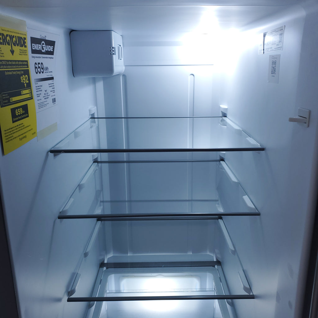 Pictures of 33 in. Wide Fingerprint-Resistant Stainless Steel Whirlpool 21.4 cu. ft. Side by Side Refrigerator with In Door Ice and Water Dispenser - Scratch & Dent - Minor - Neu Appliance Outlet - Discount Appliance Outlet in Austin, Tx