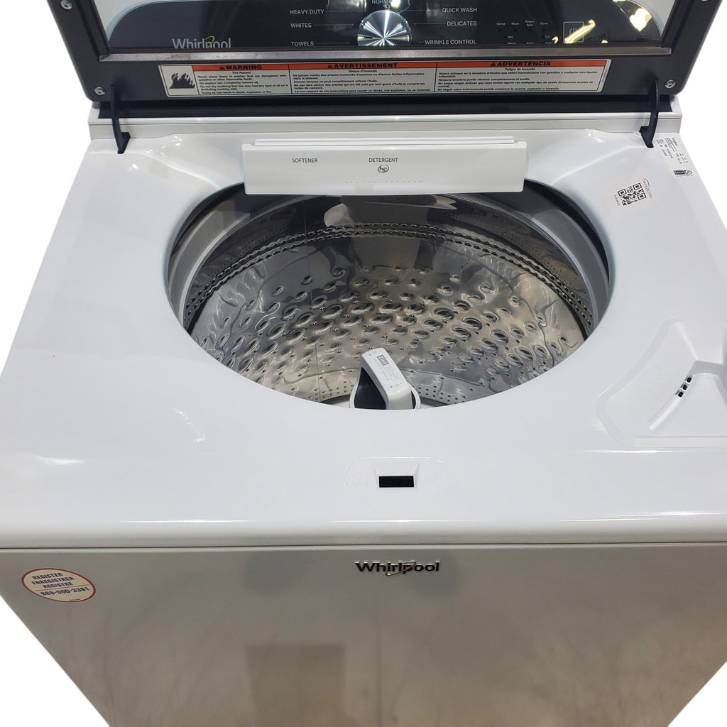 Pictures of ENERGY STAR Whirlpool 5.2 - 5.3 cu ft Capacity Top Load Washer with 2 in 1 Removable Agitator - Open Box - Neu Appliance Outlet - Discount Appliance Outlet in Austin, Tx