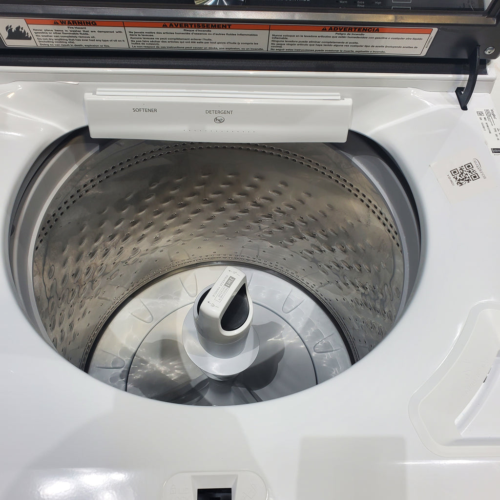 Pictures of ENERGY STAR Whirlpool 5.2 - 5.3 cu ft Capacity Top Load Washer with 2 in 1 Removable Agitator - Scratch & Dent - Minor - Neu Appliance Outlet - Discount Appliance Outlet in Austin, Tx