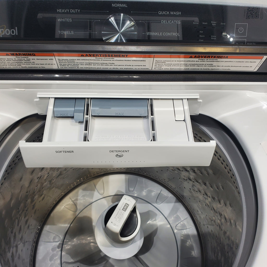 Pictures of ENERGY STAR Whirlpool 5.2 - 5.3 cu ft Capacity Top Load Washer with 2 in 1 Removable Agitator - Scratch & Dent - Minor - Neu Appliance Outlet - Discount Appliance Outlet in Austin, Tx