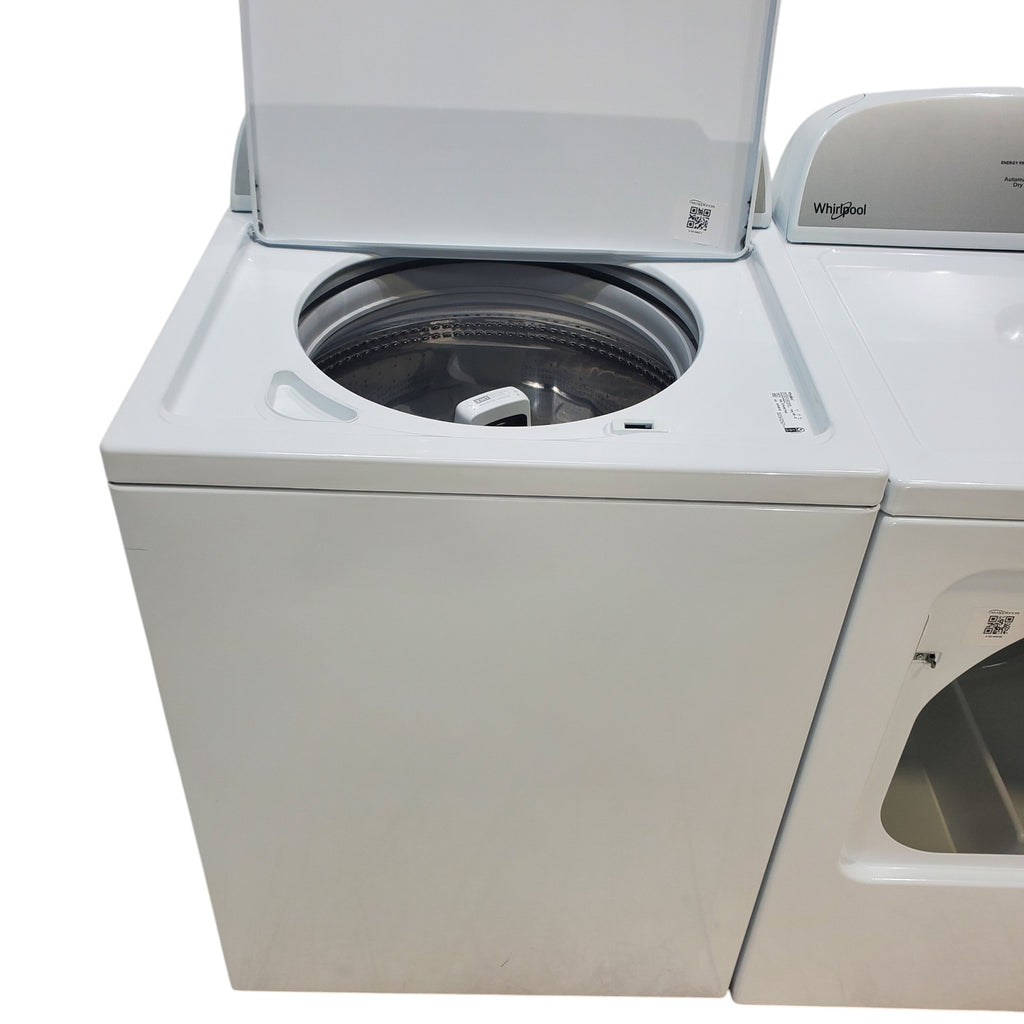 Pictures of Whirlpool 3.8–3.9 Cu. Ft. Top Load Washer with 2 in 1 Removable Agitator and Soil Level Selection and Whirlpool 7-cu ft Vented Electric Dryer - Open Box - Neu Appliance Outlet - Discount Appliance Outlet in Austin, Tx