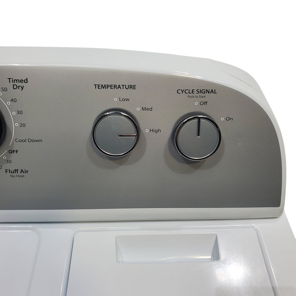 Pictures of Whirlpool 3.8–3.9 Cu. Ft. Top Load Washer with 2 in 1 Removable Agitator and Soil Level Selection and Whirlpool 7-cu ft Vented Electric Dryer - Open Box - Neu Appliance Outlet - Discount Appliance Outlet in Austin, Tx