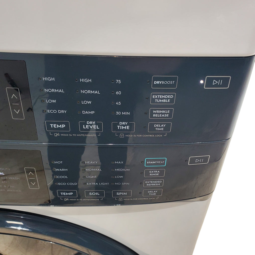 Pictures of Electrolux White 300 Series Laundry Tower Single Unit Washer & Gas Dryer with LuxCare Wash System - Scratch & Dent - Minor - Neu Appliance Outlet - Discount Appliance Outlet in Austin, Tx