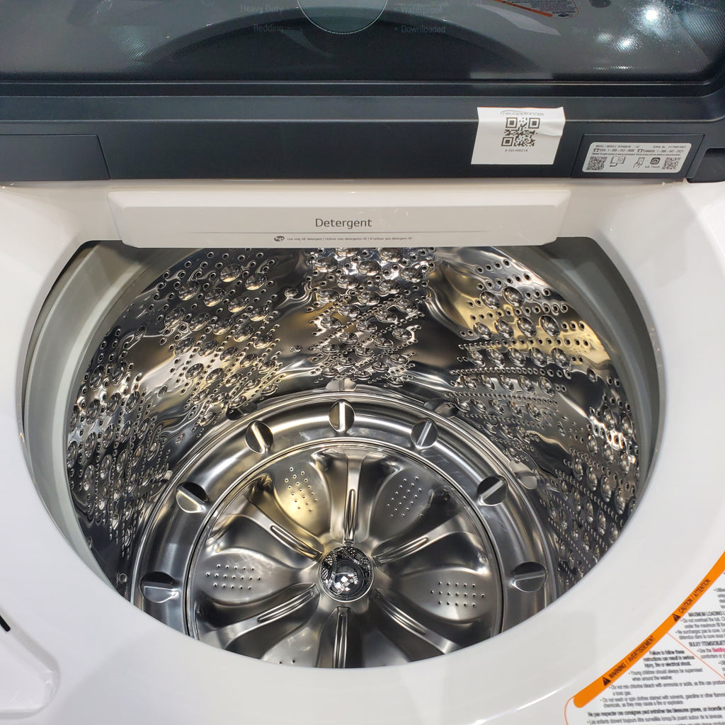 Pictures of LG White 5.5 cu. ft. Mega Capacity Smart Top Load Washer with EasyUnload™ & AI Sensing - Scratch & Dent - Minor - Neu Appliance Outlet - Discount Appliance Outlet in Austin, Tx