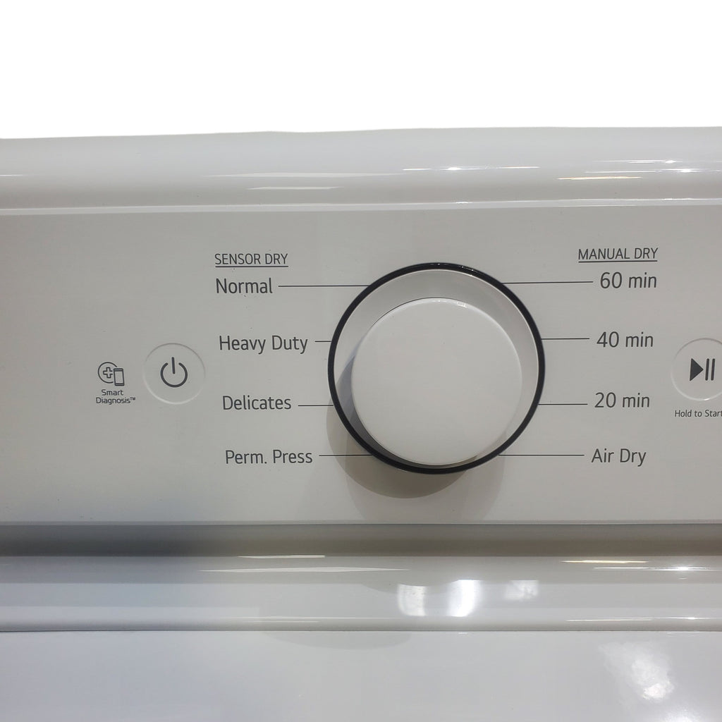 Pictures of ENERGY STAR LG 4.1 cu. ft. Top Load Washing M0achine with 4-Way Agitator and ENERGY STAR LG 7.3 cu. ft. Electric Dryer with Smart Diagnosis - Scratch & Dent - Minor - Neu Appliance Outlet - Discount Appliance Outlet in Austin, Tx