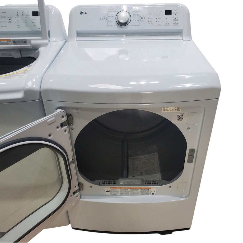 Pictures of LG 4.5 cu. ft. Ultra Large Capacity Top Load Washer with TurboDrum™ Technology and 7.3 cu. ft. Ultra Large Capacity Electric Dryer with Sensor Dry Technology - Open Box - Neu Appliance Outlet - Discount Appliance Outlet in Austin, Tx