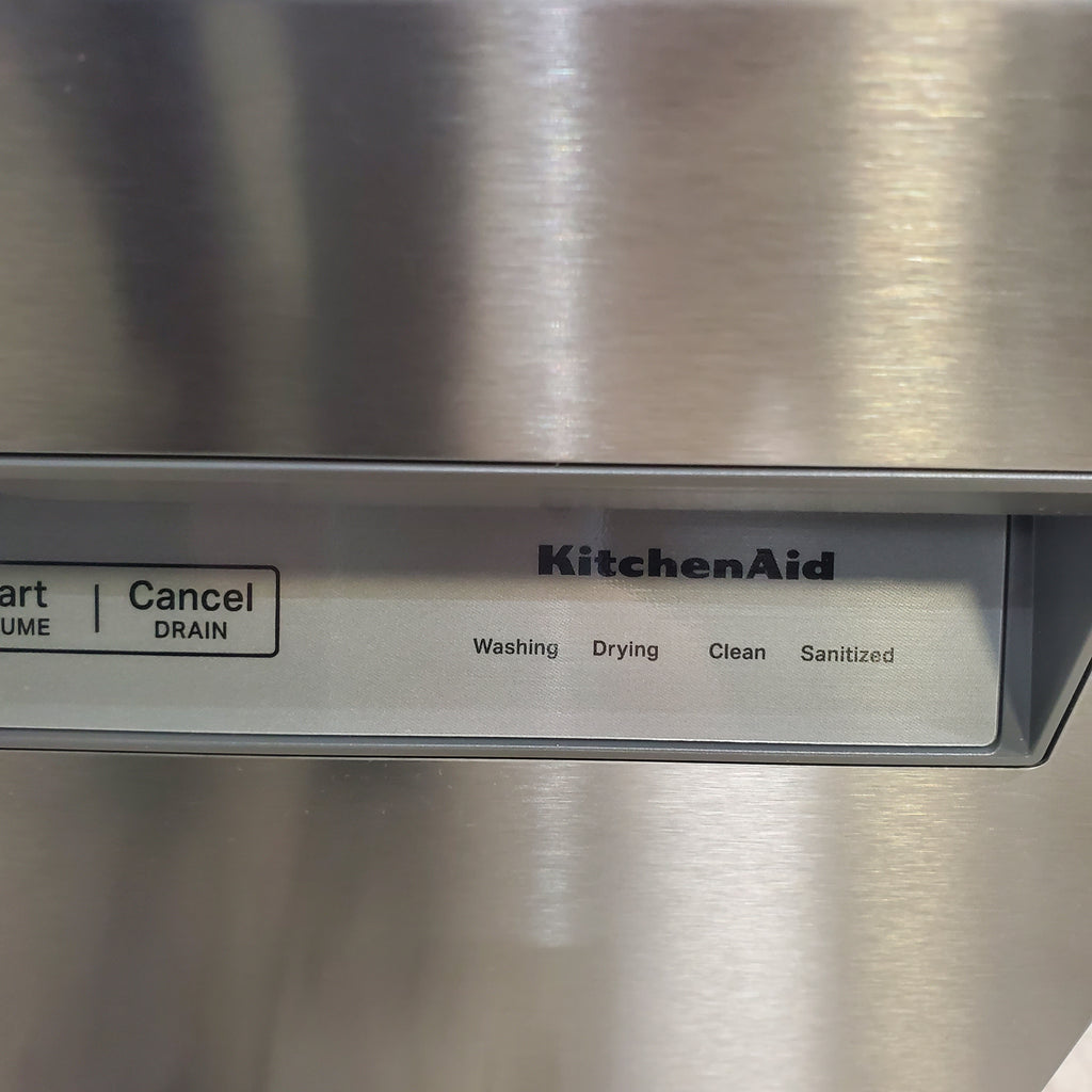 Pictures of 24 in. KitchenAid PrintShield ENERGY STAR Black Stainless Steel with PrintShield™ Finish Built-In Front Control Tall Tub 39 dBA Dishwasher with Stainless Steel Tub - Scratch & Dent - Minor - Neu Appliance Outlet - Discount Appliance Outlet in Austin, Tx