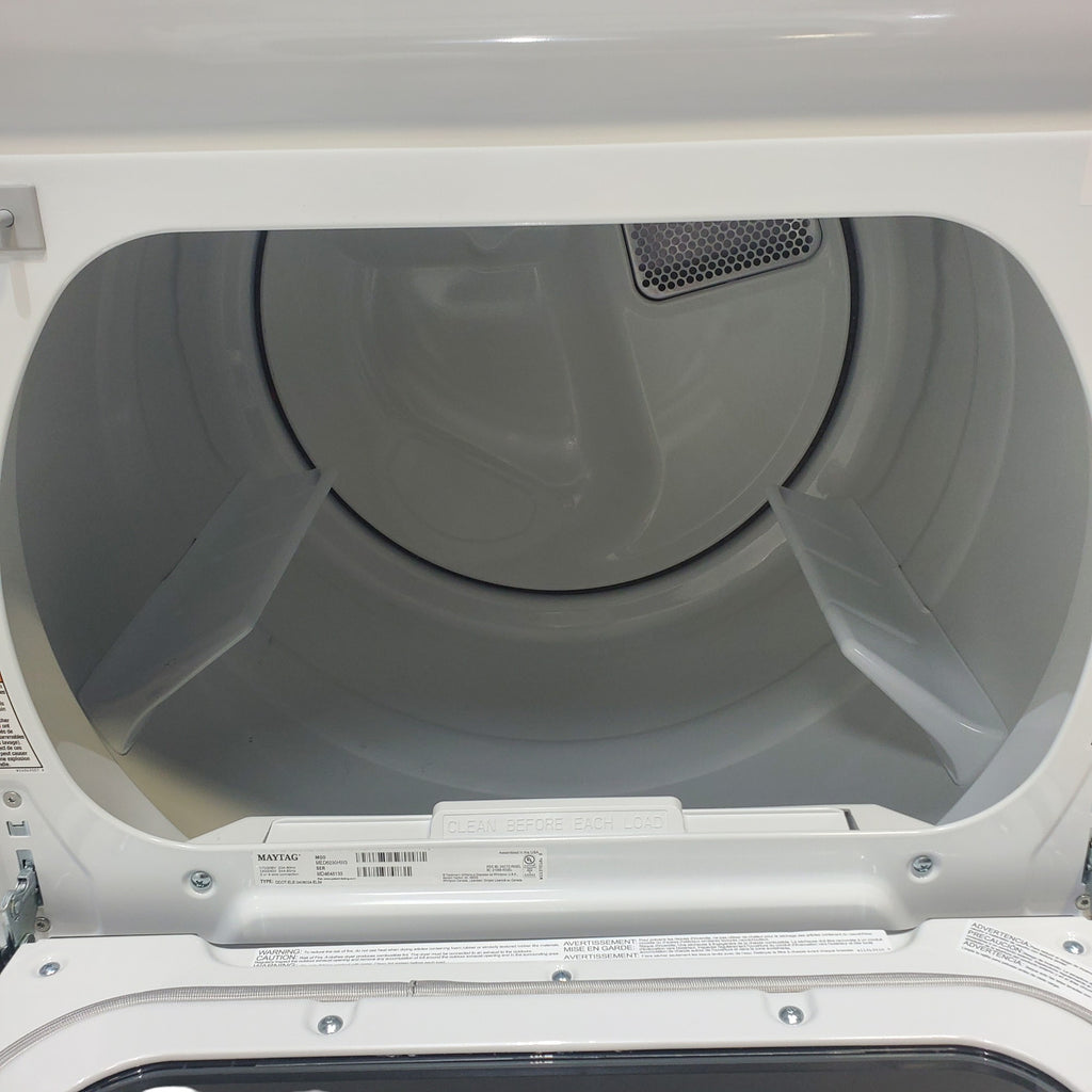 Pictures of Maytag 4.7 cu. ft. Smart Top Load Washing Machine with Extra Power Button and Deep Fill option and Smart 7.4 cu. ft. Electric Dryer with Extra Power and Advanced Moisture Sensing - Open Box - Neu Appliance Outlet - Discount Appliance Outlet in Austin, Tx