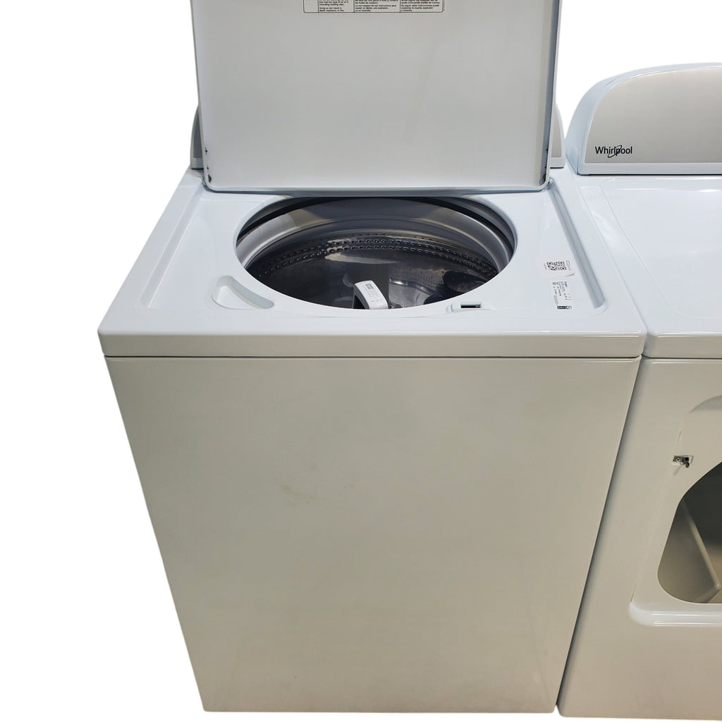 Pictures of Whirlpool 3.8–3.9 Cu. Ft. Top Load Washer with 2 in 1 Removable Agitator and Soil Level Selection and Whirlpool 7-cu ft Vented Electric Dryer - Open Box - Neu Appliance Outlet - Discount Appliance Outlet in Austin, Tx