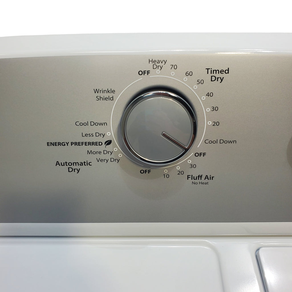 Pictures of Whirlpool 3.8–3.9 Cu. Ft. Top Load Washer with 2 in 1 Removable Agitator and Soil Level Selection and Whirlpool 7-cu ft Vented Electric Dryer - Open Box - Neu Appliance Outlet - Discount Appliance Outlet in Austin, Tx