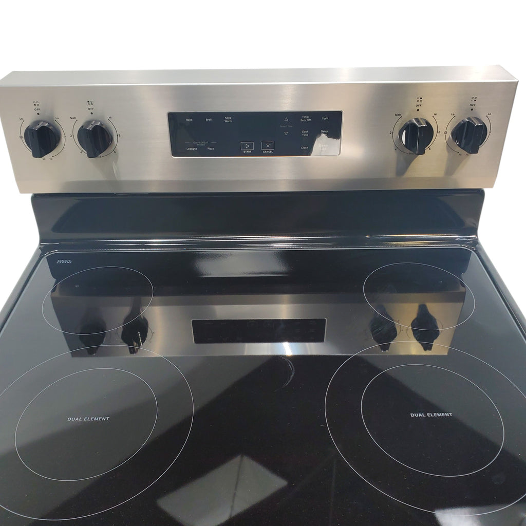 Pictures of Whirlpool 30 in. 4 Burner Element Freestanding Electric Range in Stainless Steel with Thermal - Scratch & Dent - Minor - Neu Appliance Outlet - Discount Appliance Outlet in Austin, Tx