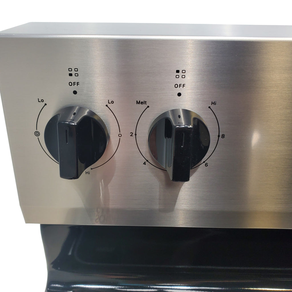 Pictures of Whirlpool 30 in. 4 Burner Element Freestanding Electric Range in Stainless Steel with Thermal - Scratch & Dent - Minor - Neu Appliance Outlet - Discount Appliance Outlet in Austin, Tx