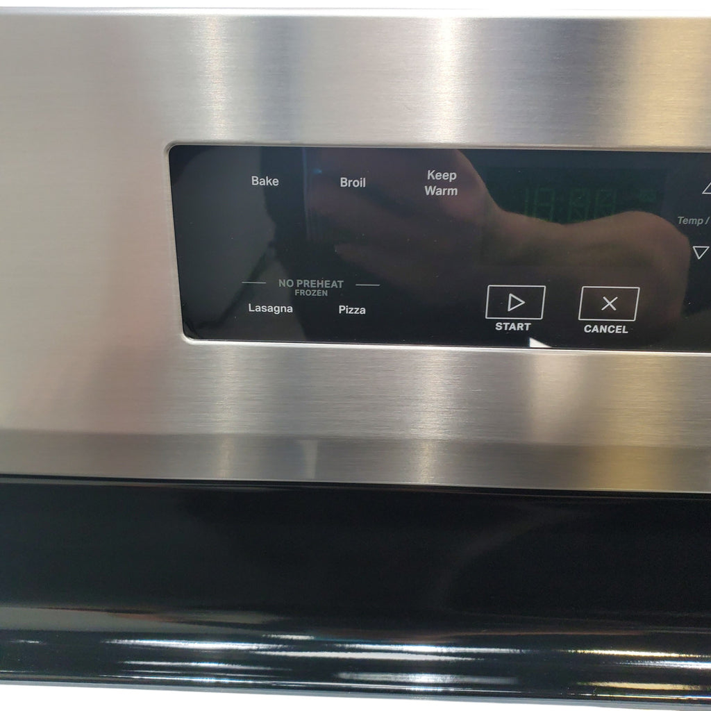 Pictures of Whirlpool 30 in. 4 Burner Element Freestanding Electric Range in Stainless Steel with Thermal - Scratch & Dent - Minor - Neu Appliance Outlet - Discount Appliance Outlet in Austin, Tx
