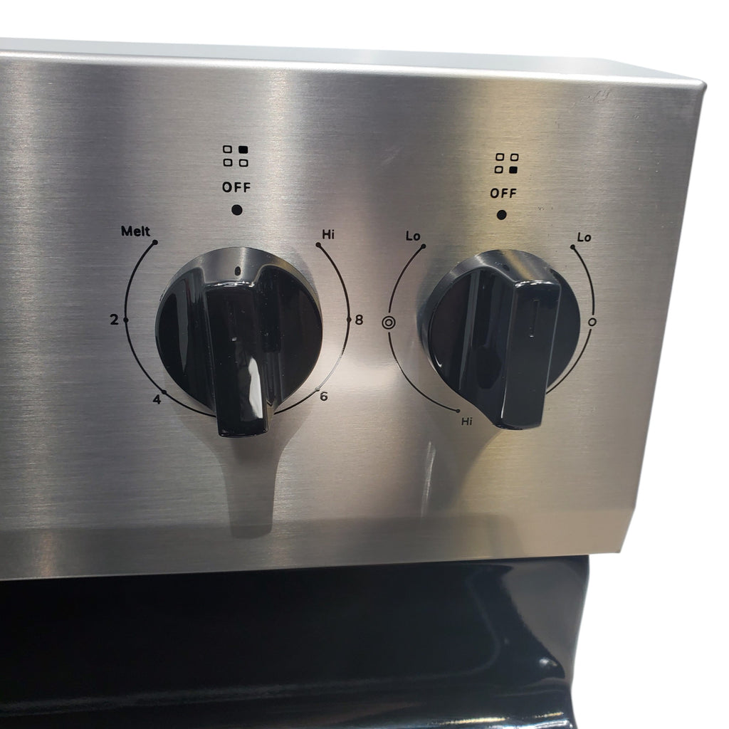 Pictures of Whirlpool 30 in. 4 Burner Element Freestanding Electric Range in Stainless Steel with Thermal - Scratch & Dent - Minor - Neu Appliance Outlet - Discount Appliance Outlet in Austin, Tx