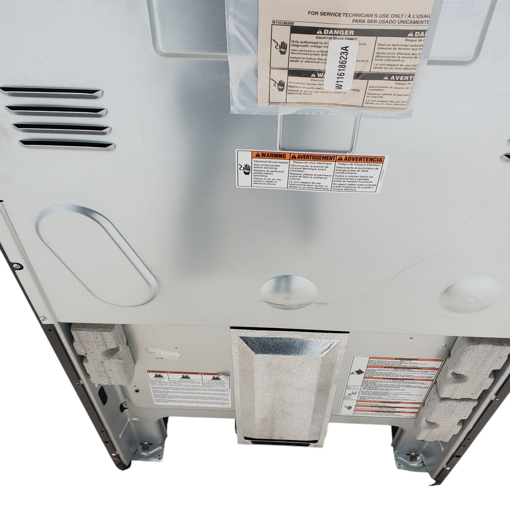 Pictures of Whirlpool 30 in. 4 Burner Element Freestanding Electric Range in Stainless Steel with Thermal - Scratch & Dent - Minor - Neu Appliance Outlet - Discount Appliance Outlet in Austin, Tx