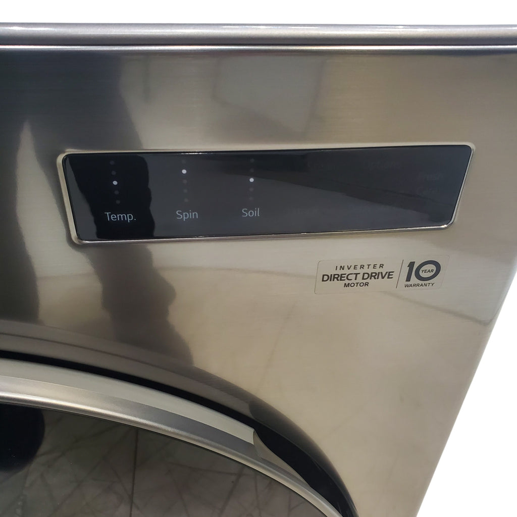 Pictures of LG Graphite Steel 4.5 cu. ft. Capacity Smart Front Load Energy Star Washer with TurboWash® 360° and AI DD® Built-In Intelligence - Scratch & Dent - Minor - Neu Appliance Outlet - Discount Appliance Outlet in Austin, Tx