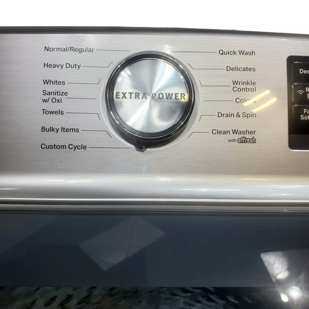 Pictures of Maytag 5.2 cu. ft. Smart Capable White ENERGY STAR Top Load Agitator Washing Machine with Extra Power - Open Box - Neu Appliance Outlet - Discount Appliance Outlet in Austin, Tx