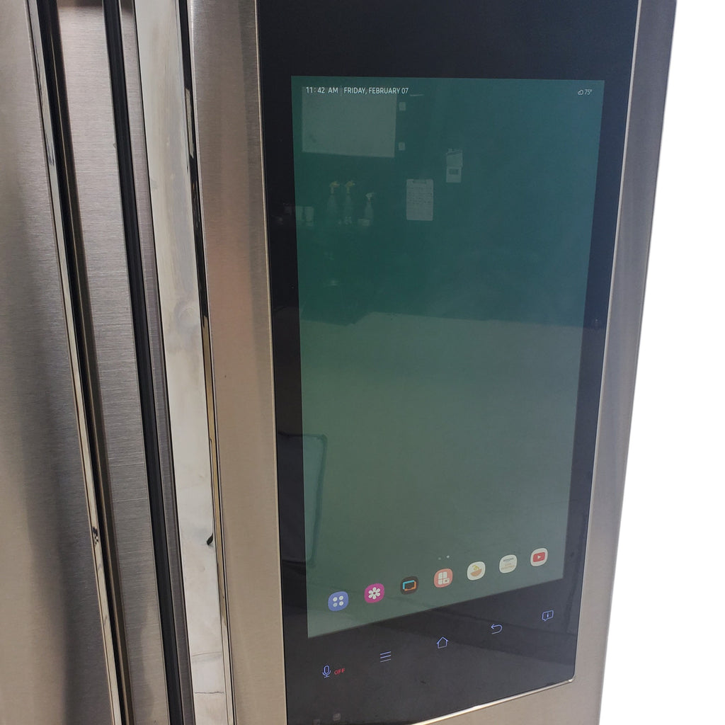 Pictures of Fingerprint - Proof Stainless Steel ENERGY STAR Samsung 28 cu. ft. 4 Door Flex French Door Refrigerator with Family Hub - Certified Refurbished - Neu Appliance Outlet - Discount Appliance Outlet in Austin, Tx