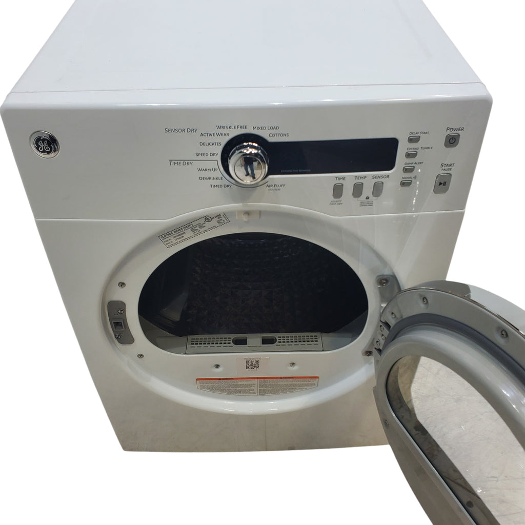 Pictures of GE 24 Inch Electric Dryer with Sensor Dry-DCVH480EKWW-Certified Refurbished - Neu Appliance Outlet - Discount Appliance Outlet in Austin, Tx