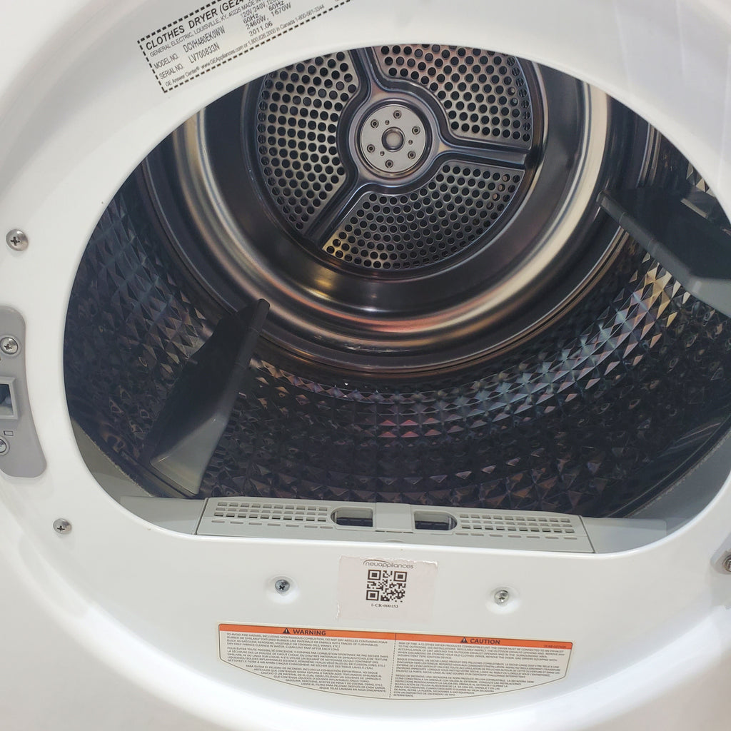 Pictures of GE 24 Inch Electric Dryer with Sensor Dry-DCVH480EKWW-Certified Refurbished - Neu Appliance Outlet - Discount Appliance Outlet in Austin, Tx