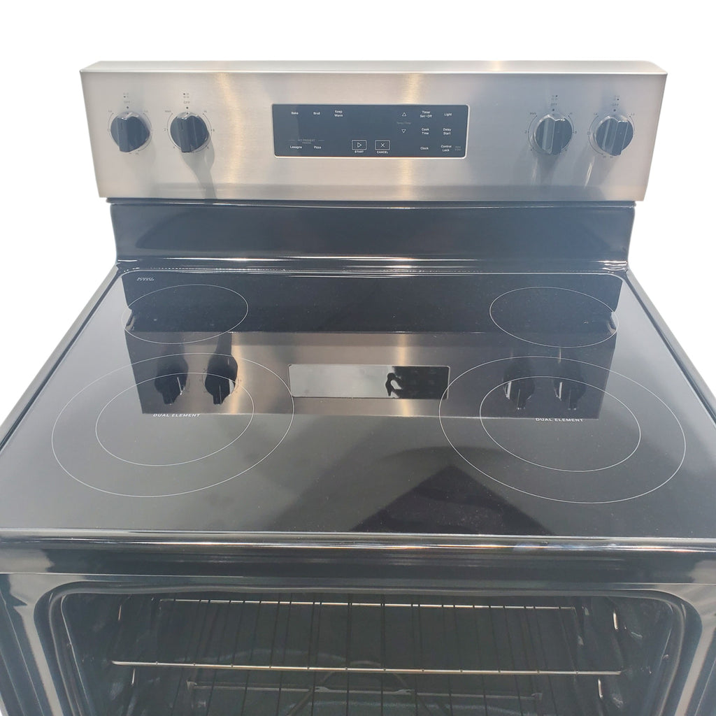 Pictures of Whirlpool 30 in. 4 Burner Element Freestanding Electric Range in Stainless Steel with Thermal - Open Box - Neu Appliance Outlet - Discount Appliance Outlet in Austin, Tx