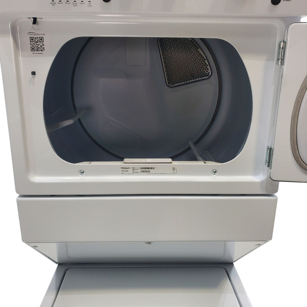 Pictures of 28 in. Wide Whirlpool 3.5 cu. ft. Washer and 5.9 cu. ft. Electric Dryer Laundry Center with AutoDry Drying System - Certified Refurbished - Neu Appliance Outlet - Discount Appliance Outlet in Austin, Tx